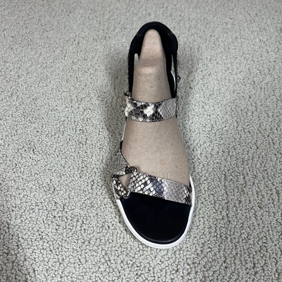 AQUATALIA by Marvin K. Snakeskin Leather Sandals (Italian) • Size 7.5 - Picture 5 of 11